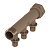 Коллектор TECEflex 3 контура R 3/4" x Rp 3/4" x 16, бронза