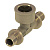Тройник TECEflex, с внутренней резьбой 32 x Rp 1/2" x 32, латунь